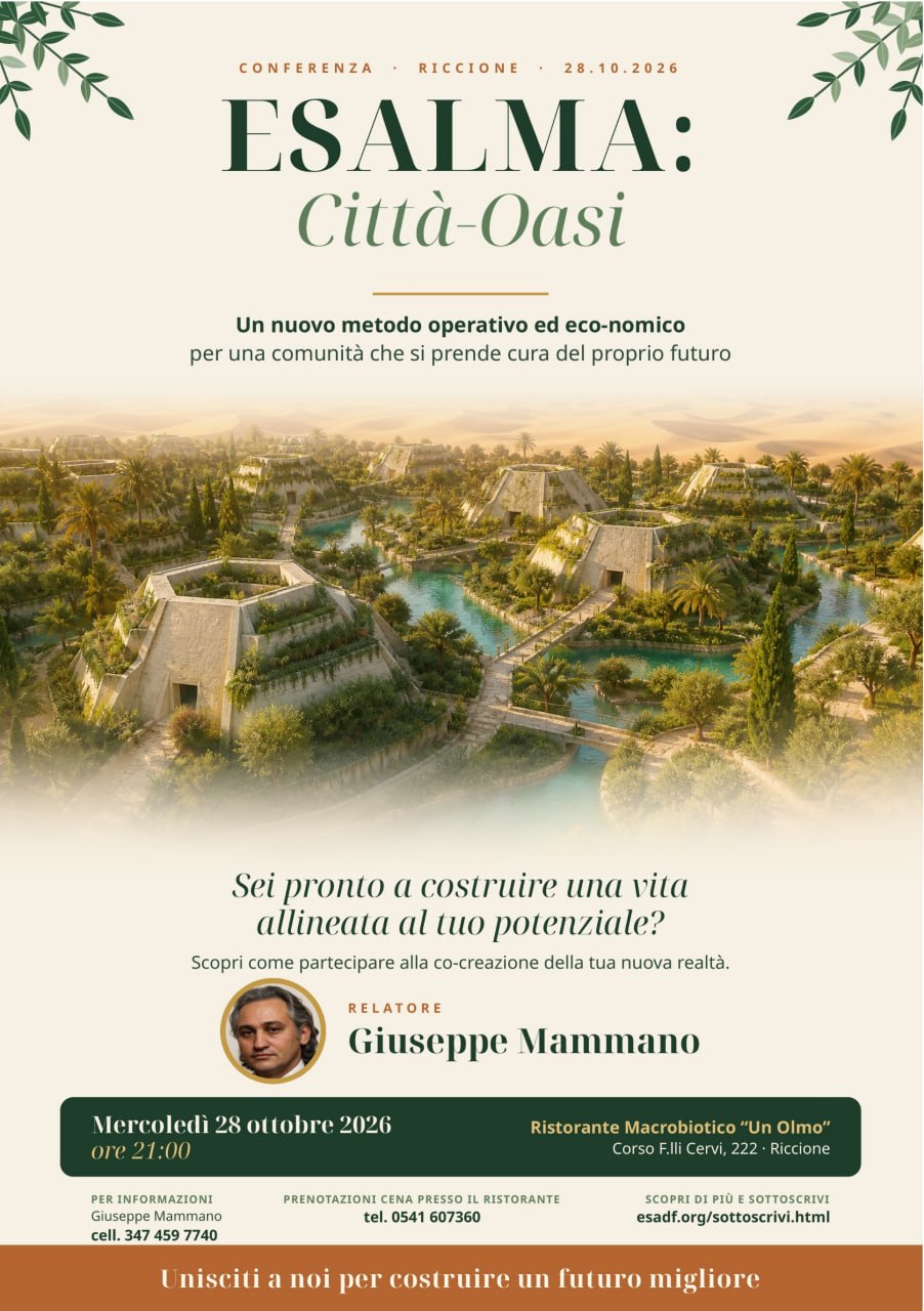 Locandina ESALMA &mdash; Ristorante Un Olmo, 28 ottobre 2026